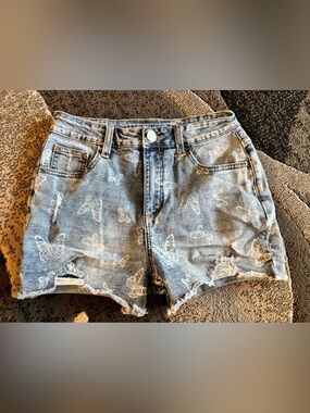 Justice butterfly Jean shorts 16